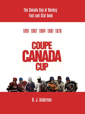 cover image of The Canada Cup of Hockey Fact and Stat Book